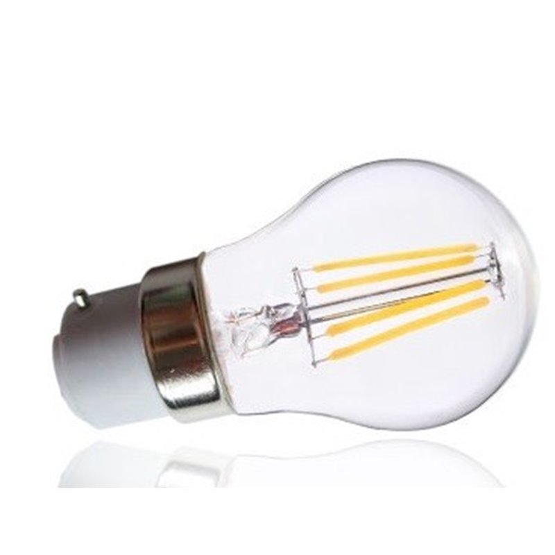 Ampoule LED 4W B22 LED G45 Blanc chaud
